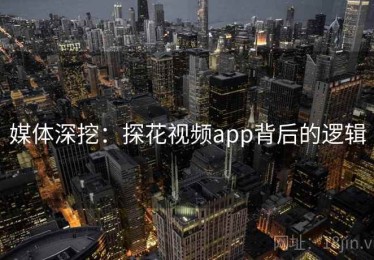 媒体深挖：探花视频app背后的逻辑
