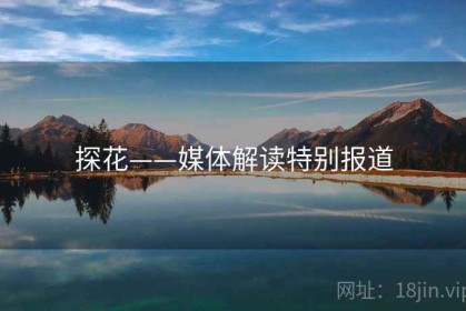 探花——媒体解读特别报道