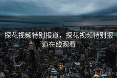 探花视频特别报道，探花视频特别报道在线观看