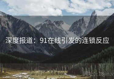 深度报道：91在线引发的连锁反应