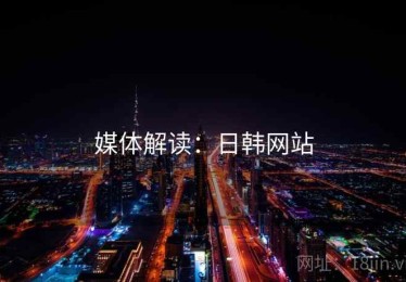 媒体解读：日韩网站