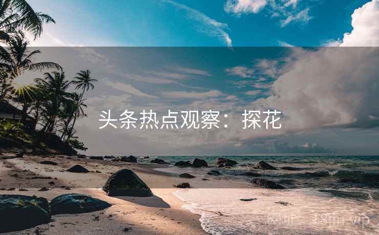 头条热点观察：探花