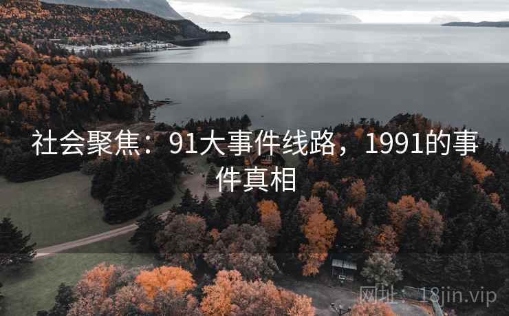 社会聚焦：91大事件线路，1991的事件真相